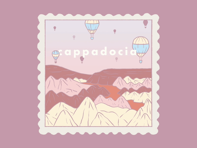 Cappadocia stamp